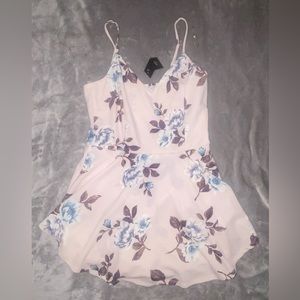 Iris floral dress, large, junior